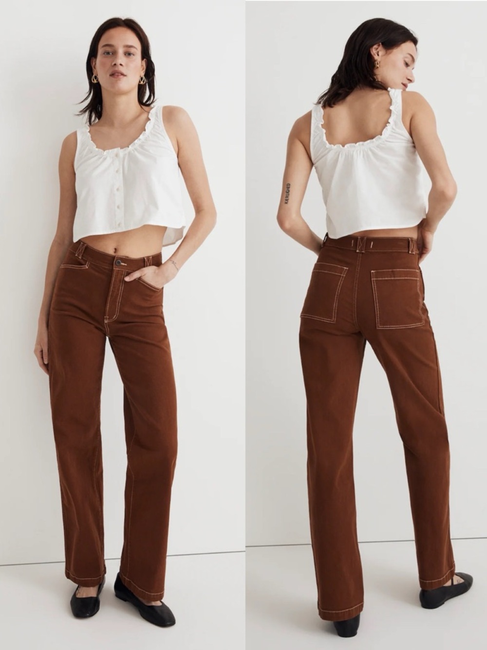 Madewell Emmett Wide-Leg Pants 29